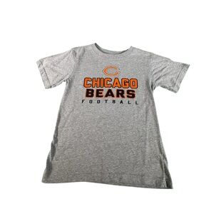 Chicago Bears Youth Small (8) Gray T-Shirt NFL Football Logo Tee Kids